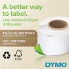imageDYMO Authentic LW Name Badge Labels DYMO Labels for LabelWriter Printers White 214quot x 4quot 1 Roll of 250114 x 4 Pack of 10