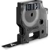 imageDYMO D1 Durable Labeling Tape for LabelManager Label Makers Black Print on White Tape 12quot W x 18 L 1 CartridgeWhite on Black