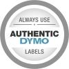 imageDYMO Industrial Vinyl Labels 38quot White on BlackBlack on White