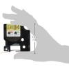 imageDYMO Industrial Vinyl Labels 38quot White on BlackBlack on Yellow