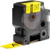 imageDYMO Industrial Vinyl Labels 38quot White on BlackBlack on Yellow