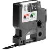 imageDYMO Industrial Vinyl Labels 38quot White on BlackWhite on Black
