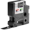 imageDYMO Industrial Vinyl Labels 38quot White on BlackWhite on Black