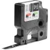 imageDYMO Industrial Vinyl Labels 38quot White on BlackWhite on Black