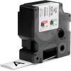 imageDYMO Rhino Industrial HeatShrink Labels 34quot Tube Black Print on WhiteBlack on White