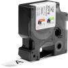 imageDYMO Rhino Industrial Permanent Polyester Labels 38quot Black Print on White Tape34 19MM