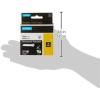 imageDYMO Rhino Industrial Permanent Polyester Labels 38quot Black Print on White Tape38 9MM