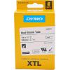 imageDYMO XTL HeatShrink Tube Labels 1quot x 89 Black on White1