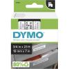 imageDYMO Authentic Standard D1 Labeling Tape for LabelManager Label Makers Black Print on White Tape 34 W x 23 L 1 CartridgeBlack on White