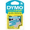 imageDYMO COLORPOP Authentic Label Maker Tape 12quot W x 10 L White Print on Blue Glitter D1 StandardD1
