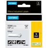 imageDYMO Industrial Vinyl Labels 38quot White on BlackBlack on White