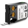 imageDYMO XTL AllPurpose Vinyl Labels  12 mm x 7 m Black on White12 12MM