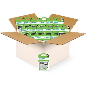 imageDYMO Authentic D1 Labels 12Inch x 23Foot Roll Black Print on White SelfAdhesive For LabelManager Label Makers 2Pack32 Pack