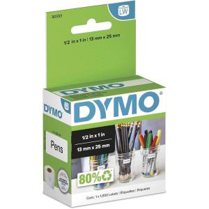 imageDYMO Authentic LW ExtraSmall MultiPurpose Labels DYMO Labels for LabelWriter Printers White 12quot x 1quot 1 Roll of 1000