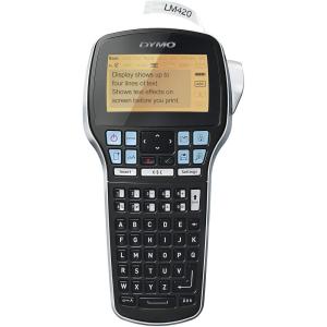 imageDYMO Label Maker with Adapter LabelManager 420P HighPerformance Label Maker Rechargeable PC and Mac Connectivity Bright Backlit Display EasytoUse Portable For Home ampamp Office Organization