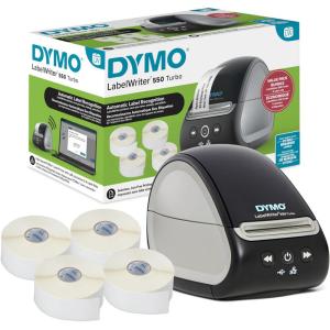 imageDYMO LabelWriter 5XL Label Printer Bundle Prints ExtraWide ShippingLabels UPS USPS from Amazon eBay and More Perfect for eCommerce Sellers Includes 5 ExtraLarge Shipping Labels 1100 Total550 Turbo Bundle