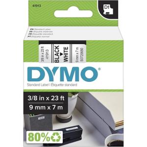 imageDYMO Standard D1 Labeling Tape for LabelManager Label Makers Black print on White tape 38 W x 23 L 1 cartridgeBlack on White