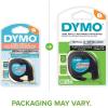 imageDYMO  SAN91331 91331 LetraTag Labeling Tape for LetraTag Label Makers Black Print on White Plastic Tape 12 W x 13 L 1 RollSilver