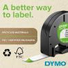 imageDYMO  SAN91331 91331 LetraTag Labeling Tape for LetraTag Label Makers Black Print on White Plastic Tape 12 W x 13 L 1 RollWhite
