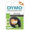 imageDYMO  SAN91331 91331 LetraTag Labeling Tape for LetraTag Label Makers Black Print on White Plastic Tape 12 W x 13 L 1 RollWhite