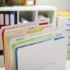 imageDYMO Authentic LW 1Up File Folder Labels DYMO Labels for LabelWriter Label Printers White 916quot x 3716quot 2 Rolls of 130 260 Total2 Rolls
