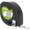 imageDYMO LT Paper Labels for LetraTag Label Makers Black Print on White Labels 12quot x 13Foot Rolls 3 CountPaper Black on White