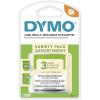 imageDYMO LT Labels Variety Pack 12Inch x 13Foot Rolls Black Print 3 Rolls for LetraTag Label Makers3roll pack