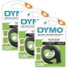 imageDYMO LT Paper Labels for LetraTag Label Makers Black Print on White Labels 12quot x 13Foot Rolls 3 CountPaper Black on White