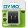 imageDYMO SelfAdhesive Embossing Labels White Print on Black Tape 38Inch x 98Foot Roll 3 PackBlack