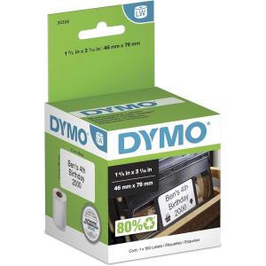 imageDYMO Authentic LW Video Top Labels DYMO Labels for LabelWriter Label Printers 145quot x 3110quot 1 Roll of 1501 45 x 3 110