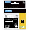 imageDYMO Rhino Industrial Permanent Polyester Labels 19 mm x 55 m Black Print on Clear SelfAdhesive for LabelManager ampamp Rhino Label MakersBlack on Transparent