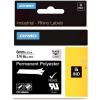 imageDYMO Rhino Industrial Permanent Polyester Labels 19 mm x 55 m Black Print on Clear SelfAdhesive for LabelManager ampamp Rhino Label MakersClear