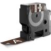 imageDYMO 18443 38quot Vinyl Tape Rhino Labels  White DYMO AuthenticBrown