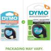imageDYMO  DYM16952 Authentic LetraTag Labeling Tape for LetraTag Label Makers Black Print on Clear pastic Tape 12 W x 13 L 1 roll 169521roll pack