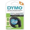 imageDYMO  DYM16952 Authentic LetraTag Labeling Tape for LetraTag Label Makers Black Print on Clear pastic Tape 12 W x 13 L 1 roll 169521roll pack