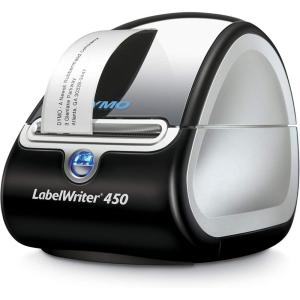 imageDYMO Label Printer LabelWriter 450 Direct Thermal Label Printer Great for Labeling Filing Shipping Mailing Barcodes and More106 x 56 x 65 inches