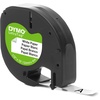image:imageDYMO LetraTag Paper Labels Authentic 12 mm x 4 m Roll Black Print on White SelfAdhesive Multipurpose for LetraTag Label Makers 2 Count12 mm x 4 m  Paper Original